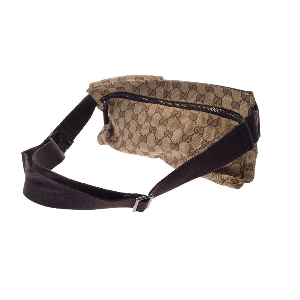 Gucci Canvas Beige GG Tan Bag Waist